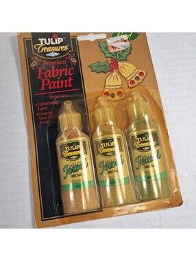 Tulip Treasures Premium Fabric Paint Brilliant Jewel Ruby Smoky Topaz Emerald